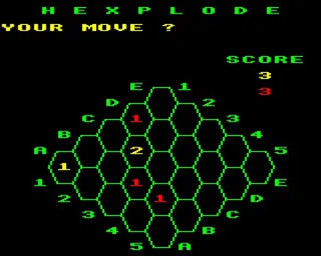 Hexplode (19xx)(-)[HEXPLODE] screen shot game playing